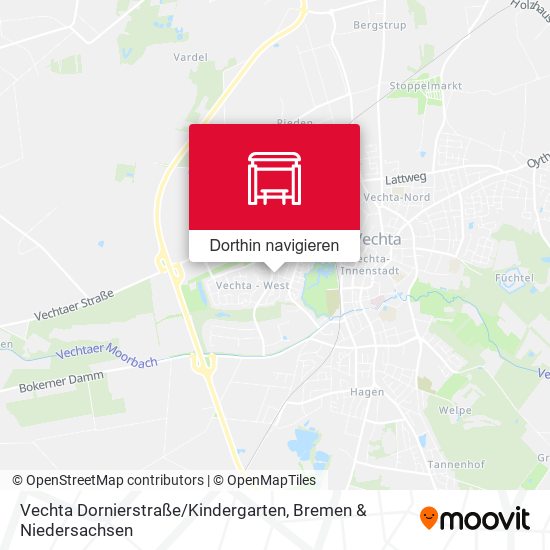Vechta Dornierstraße / Kindergarten Karte