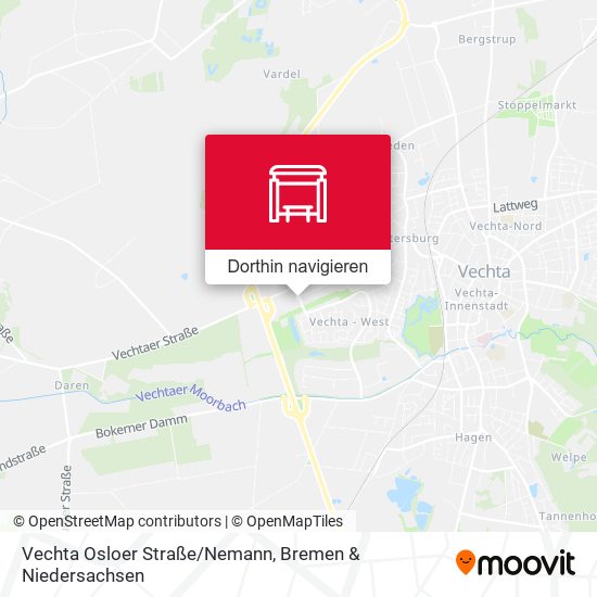 Vechta Osloer Straße/Nemann Karte