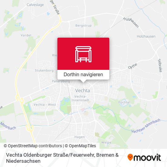 Vechta Oldenburger Straße / Feuerwehr Karte