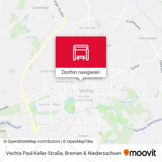Vechta Paul-Keller-Straße Karte