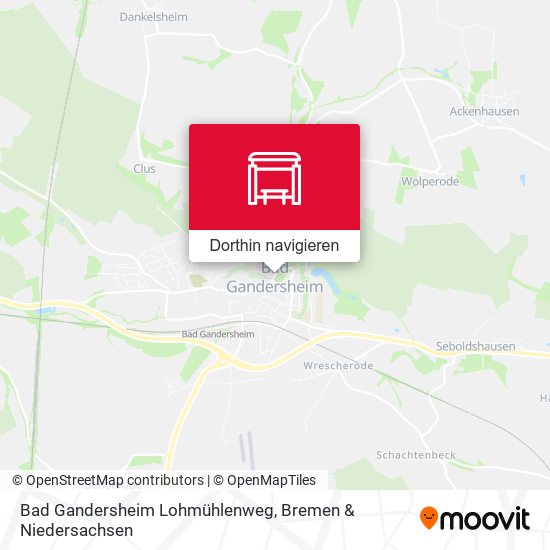 Bad Gandersheim Lohmühlenweg Karte