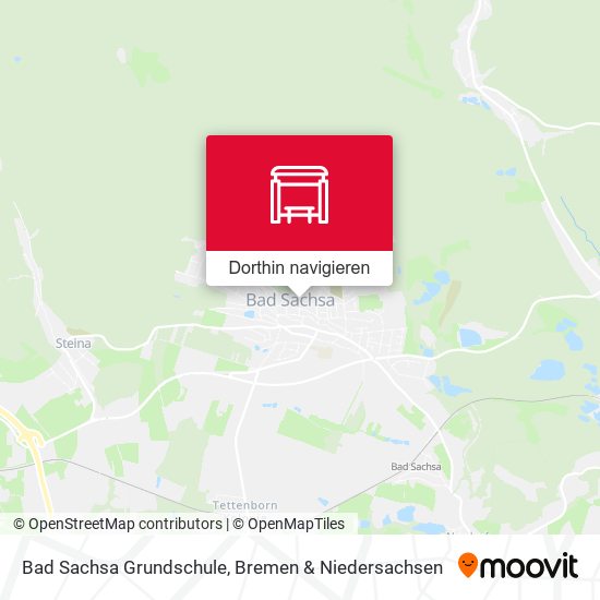 Bad Sachsa Grundschule Karte