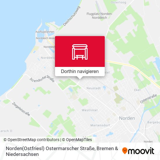 Norden(Ostfriesl) Ostermarscher Straße Karte