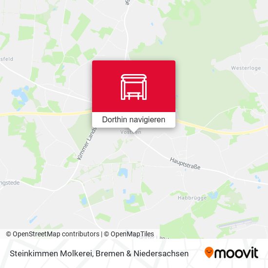 Steinkimmen Molkerei Karte