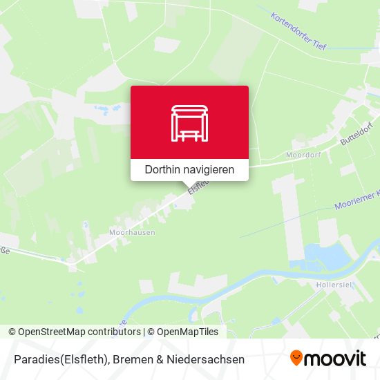 Paradies(Elsfleth) Karte
