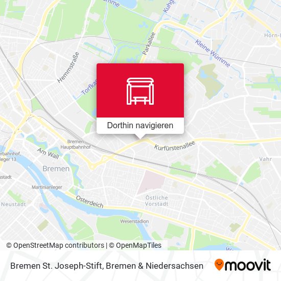 Bremen St. Joseph-Stift Karte