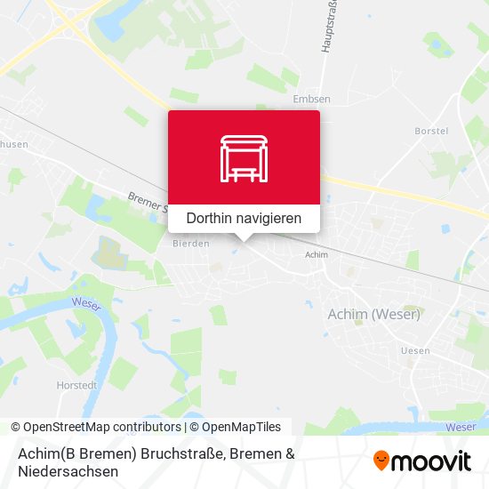 Achim(B Bremen) Bruchstraße Karte