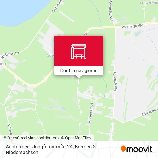 Achtermeer Jungfernstraße 24 Karte
