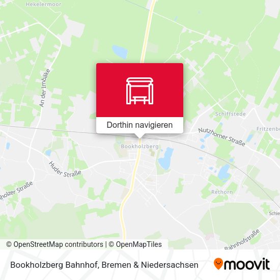Bookholzberg Bahnhof Karte