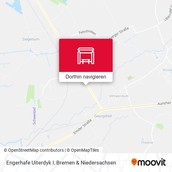 Engerhafe Uiterdyk I Karte