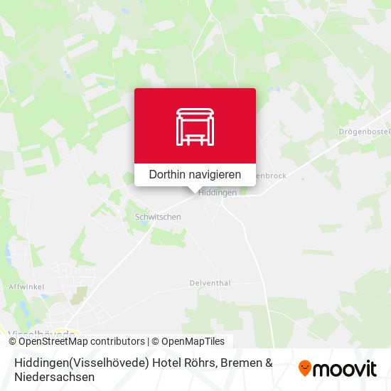 Hiddingen(Visselhövede) Hotel Röhrs Karte