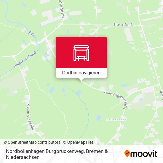 Nordbollenhagen Burgbrückenweg Karte