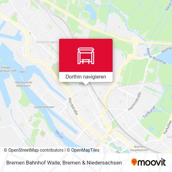 Bremen Bahnhof Walle Karte
