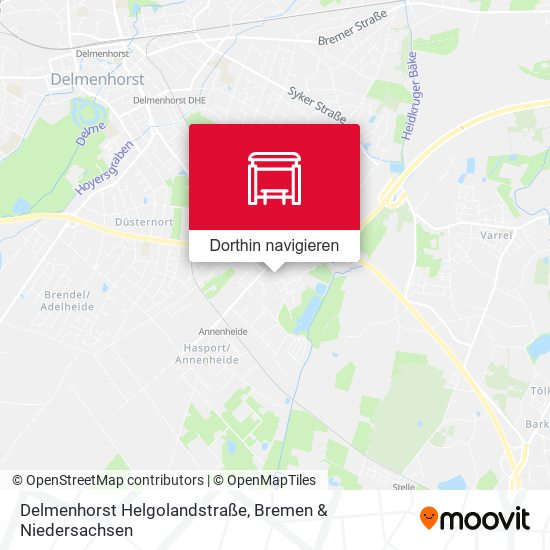 Delmenhorst Helgolandstraße Karte
