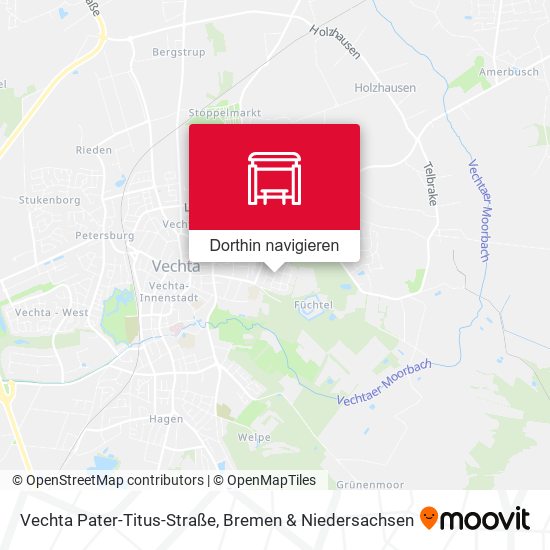 Vechta Pater-Titus-Straße Karte