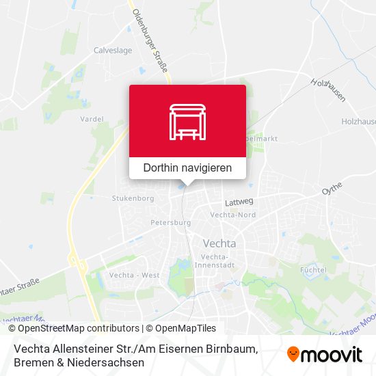 Vechta Allensteiner Str. / Am Eisernen Birnbaum Karte