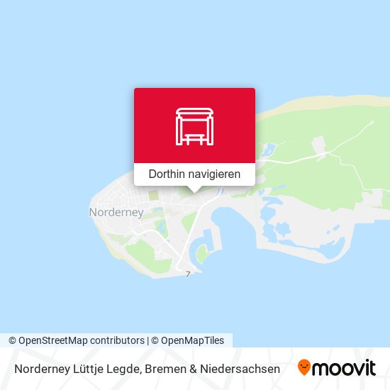 Norderney Lüttje Legde Karte