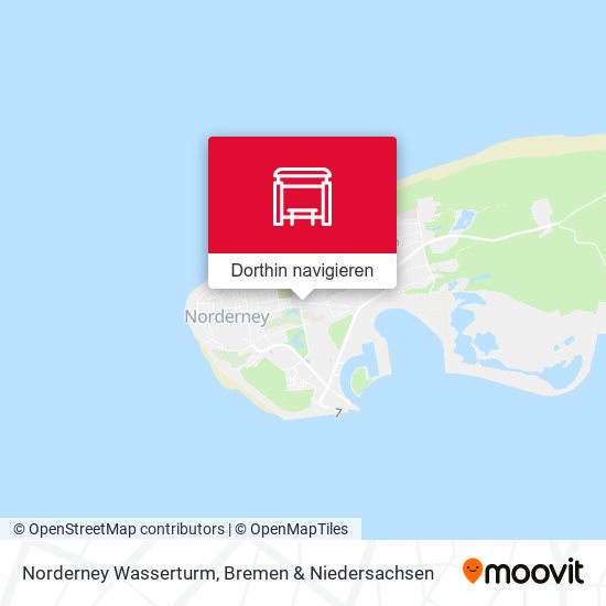 Norderney Wasserturm Karte