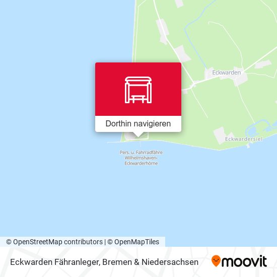 Eckwarden Fähranleger Karte