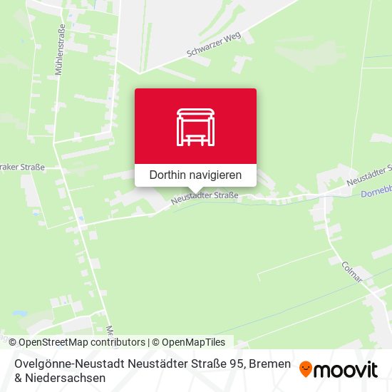 Ovelgönne-Neustadt Neustädter Straße 95 Karte