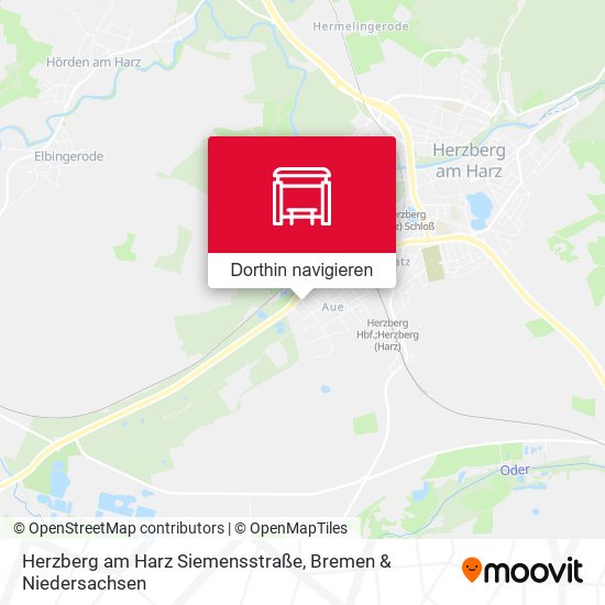 Herzberg am Harz Siemensstraße Karte