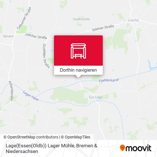 Lage(Essen(Oldb)) Lager Mühle Karte
