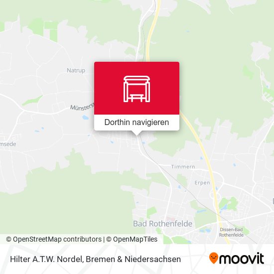 Hilter A.T.W. Nordel Karte