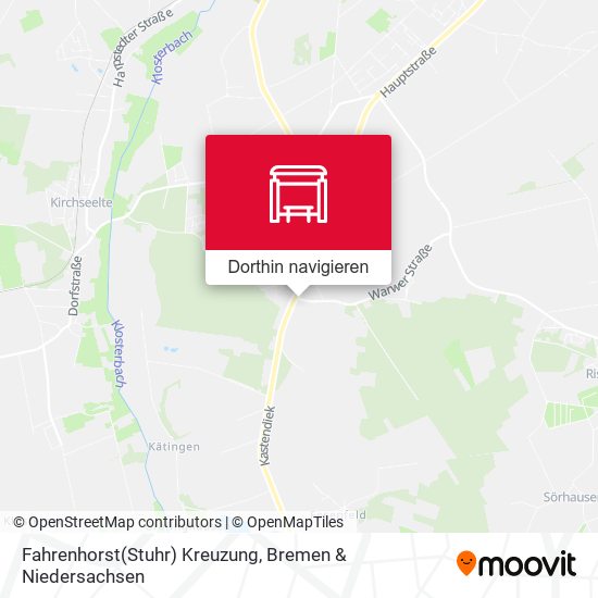 Fahrenhorst(Stuhr) Kreuzung Karte
