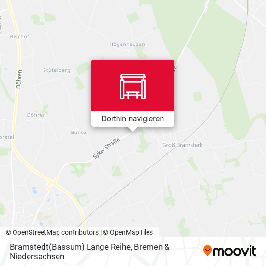 Bramstedt(Bassum) Lange Reihe Karte