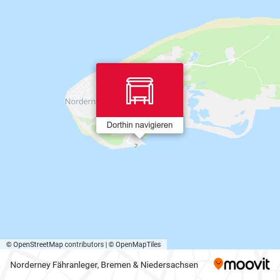 Norderney Fähranleger Karte