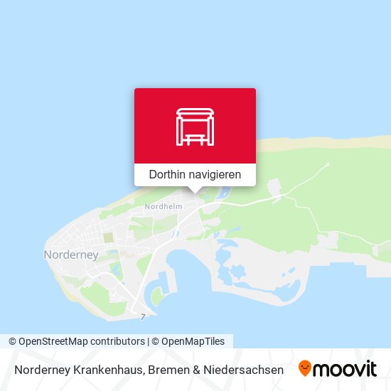 Norderney Krankenhaus Karte