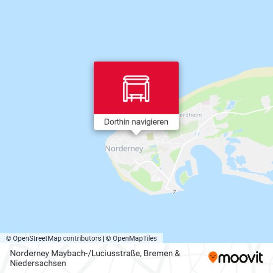 Norderney Maybach- / Luciusstraße Karte