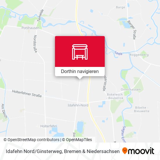 Idafehn Nord/Ginsterweg Karte