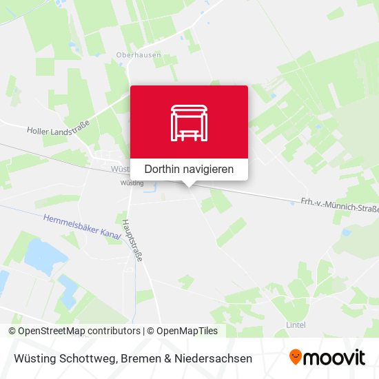 Wüsting Schottweg Karte