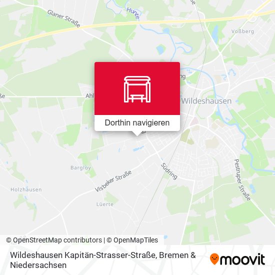 Wildeshausen Kapitän-Strasser-Straße Karte