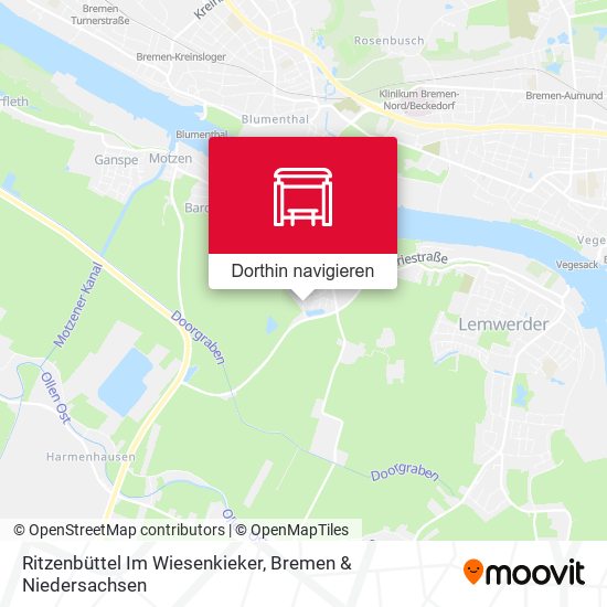 Ritzenbüttel Im Wiesenkieker Karte