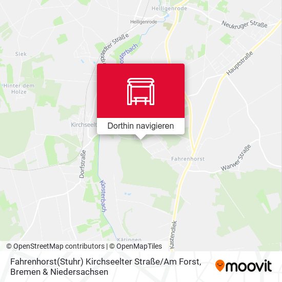 Fahrenhorst(Stuhr) Kirchseelter Straße / Am Forst Karte