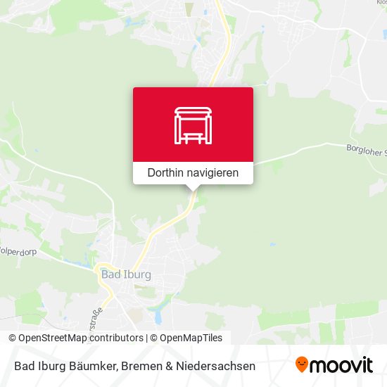Bad Iburg Bäumker Karte