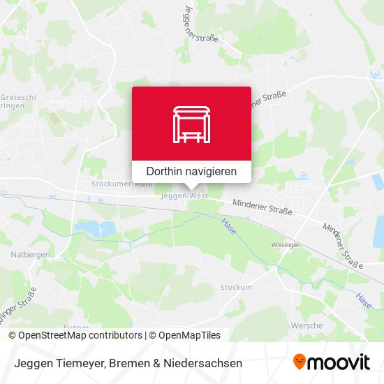 Jeggen Tiemeyer Karte