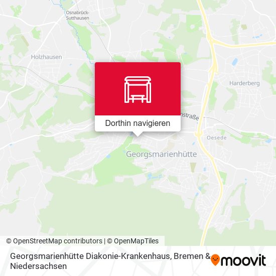 Georgsmarienhütte Diakonie-Krankenhaus Karte