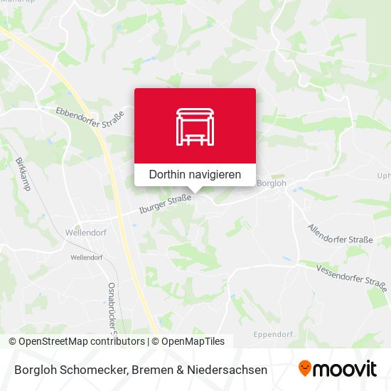 Borgloh Schomecker Karte
