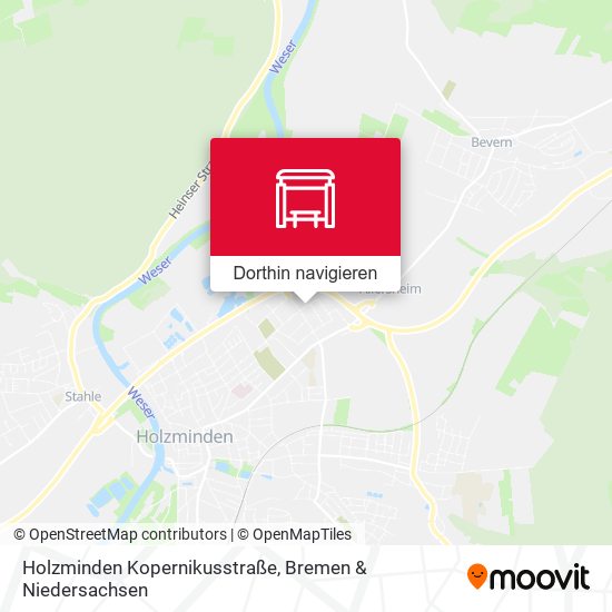 Holzminden Kopernikusstraße Karte