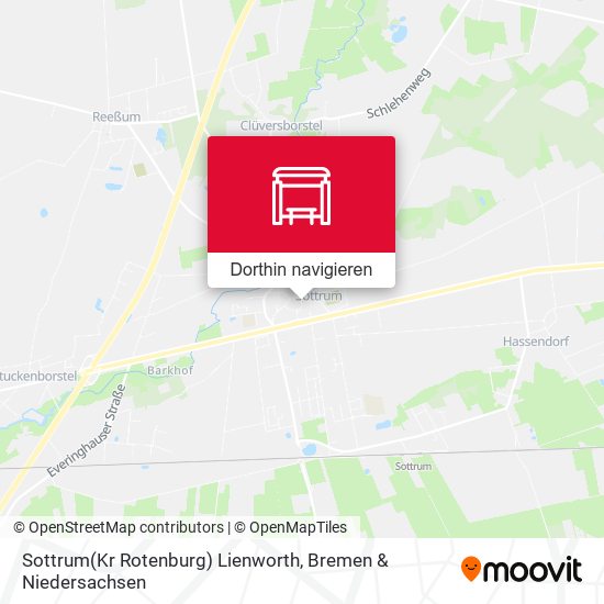 Sottrum(Kr Rotenburg) Lienworth Karte