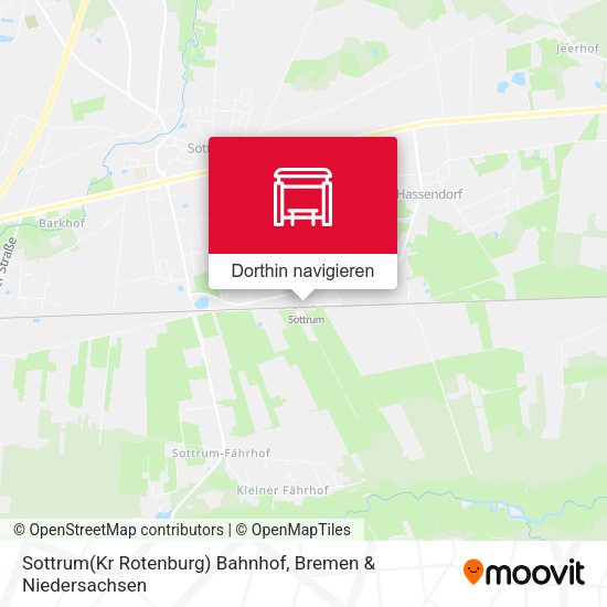 Sottrum(Kr Rotenburg) Bahnhof Karte