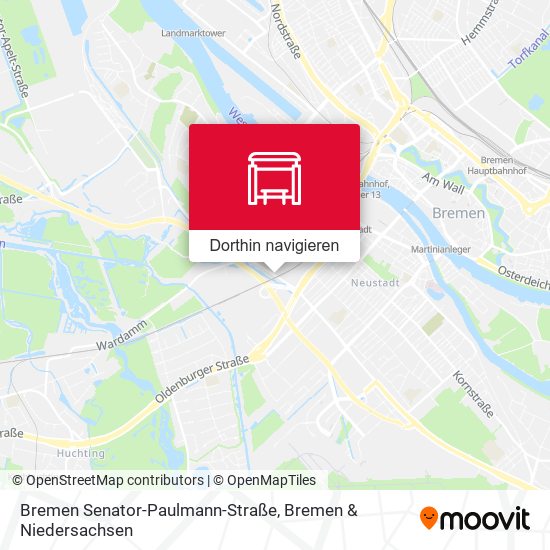Bremen Senator-Paulmann-Straße Karte
