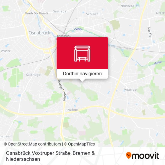 Osnabrück Voxtruper Straße Karte