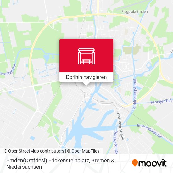Emden(Ostfriesl) Frickensteinplatz Karte