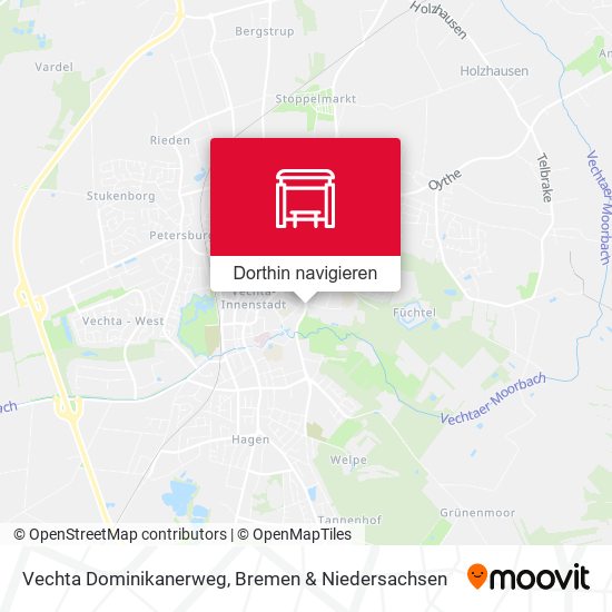 Vechta Dominikanerweg Karte