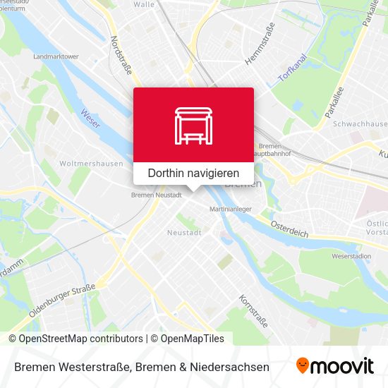 Bremen Westerstraße Karte