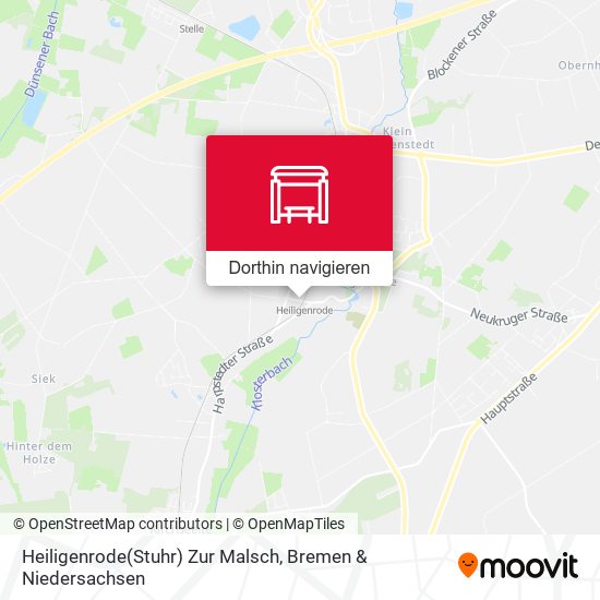 Heiligenrode(Stuhr) Zur Malsch Karte